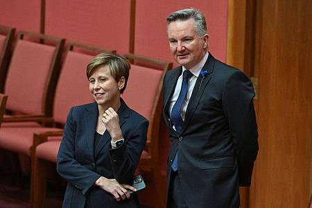 Australiens Klimaminister Chris Bowen und seine Stellvertreterin Jenny McAllister.