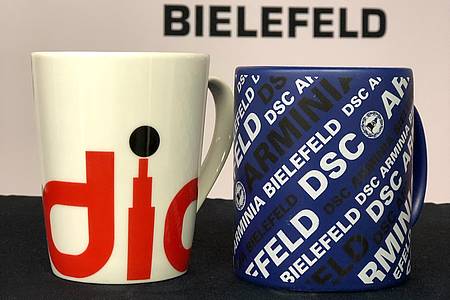Radio Bielefeld- und Arminia-Tasse