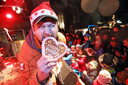 Jochen Vahle von Randale beim Weihnachtsmarkt