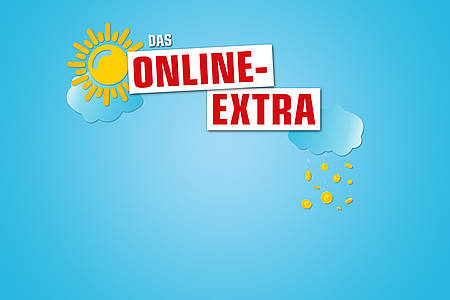 Schriftzug "Das Online-Extra"